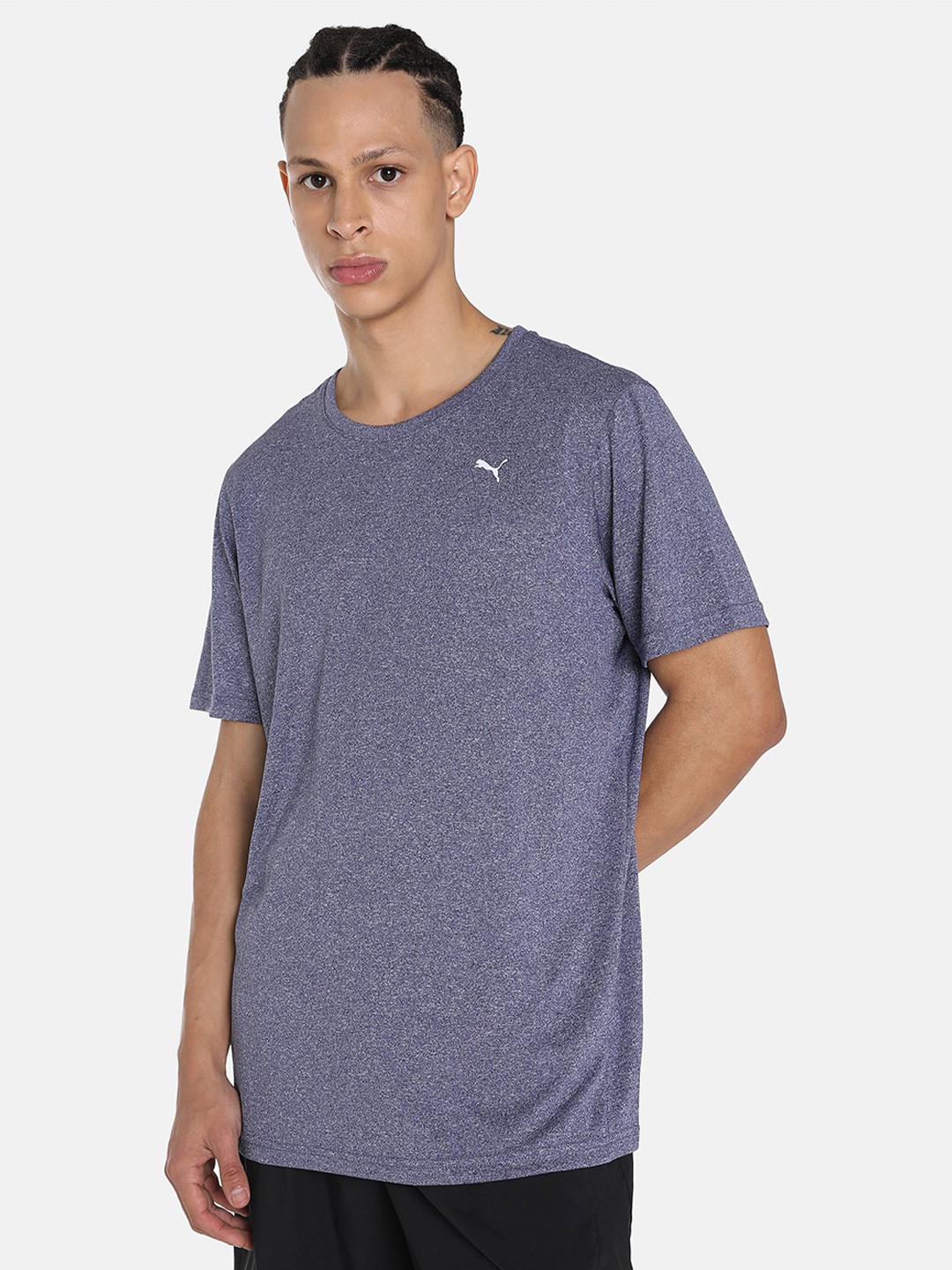 Puma Men PERFORMANCE HEATHER Sports T-shirt