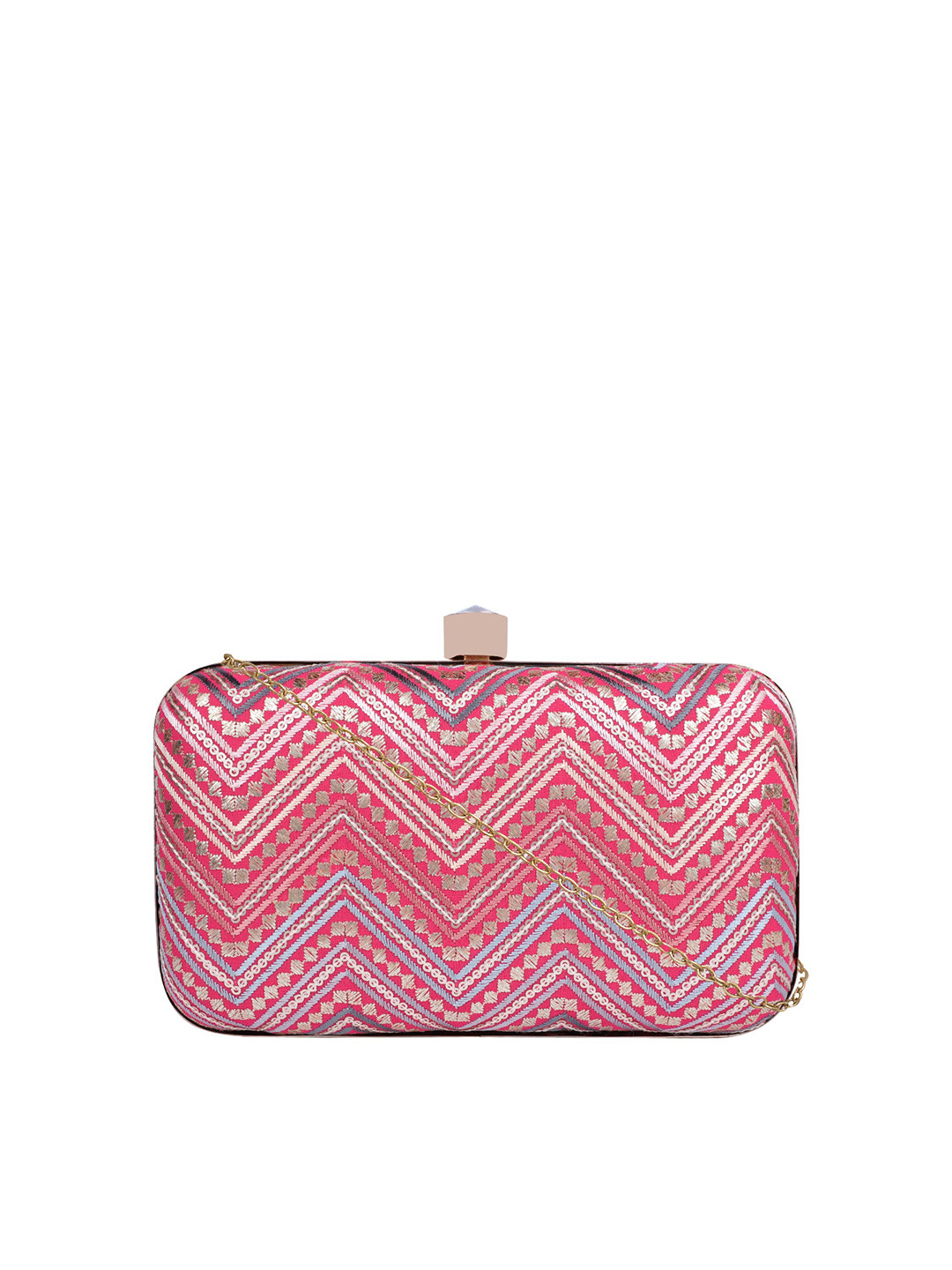 HORRA  Embellished Box Clutch
