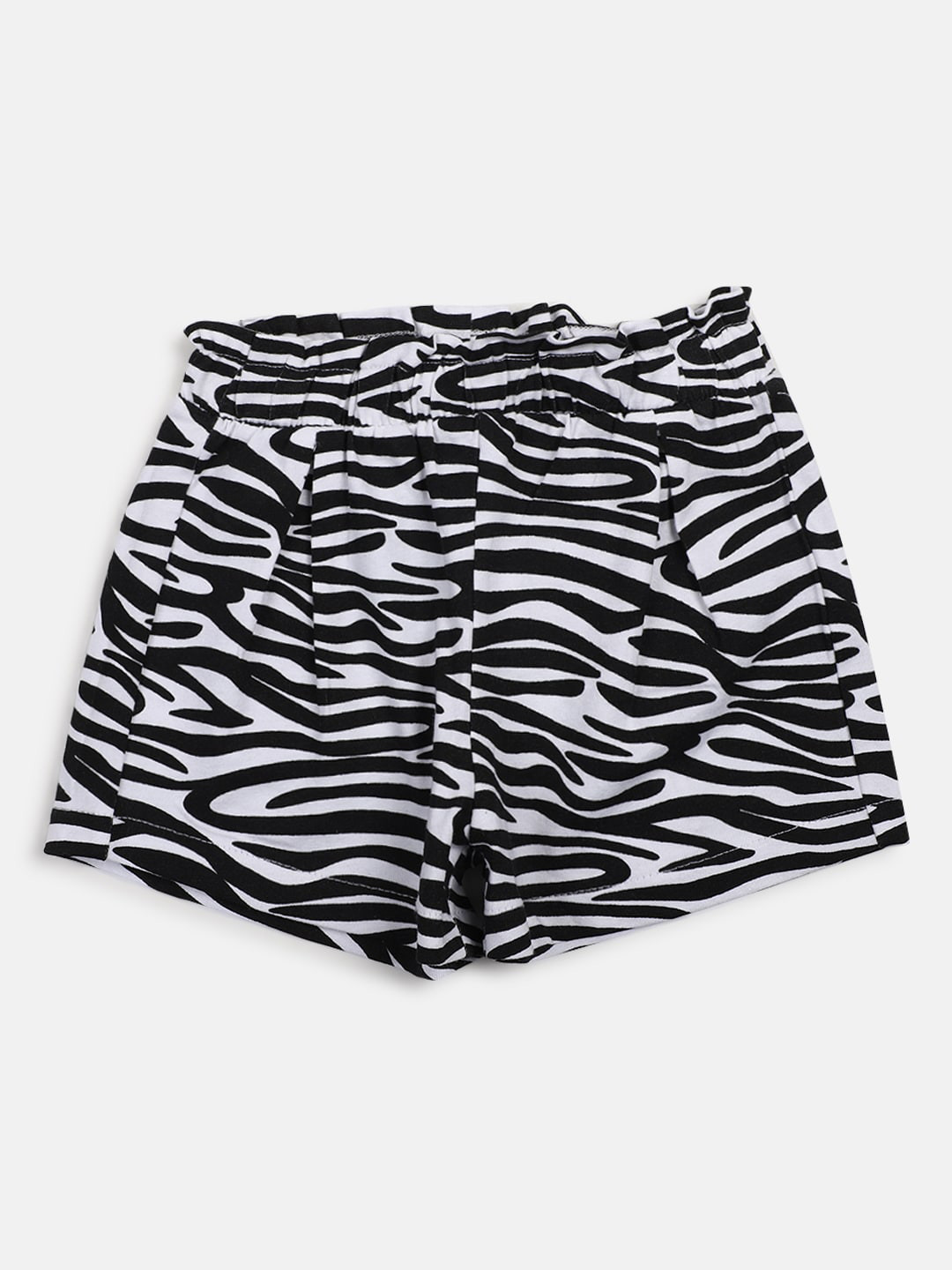 Chicco Girls Striped Cotton Shorts