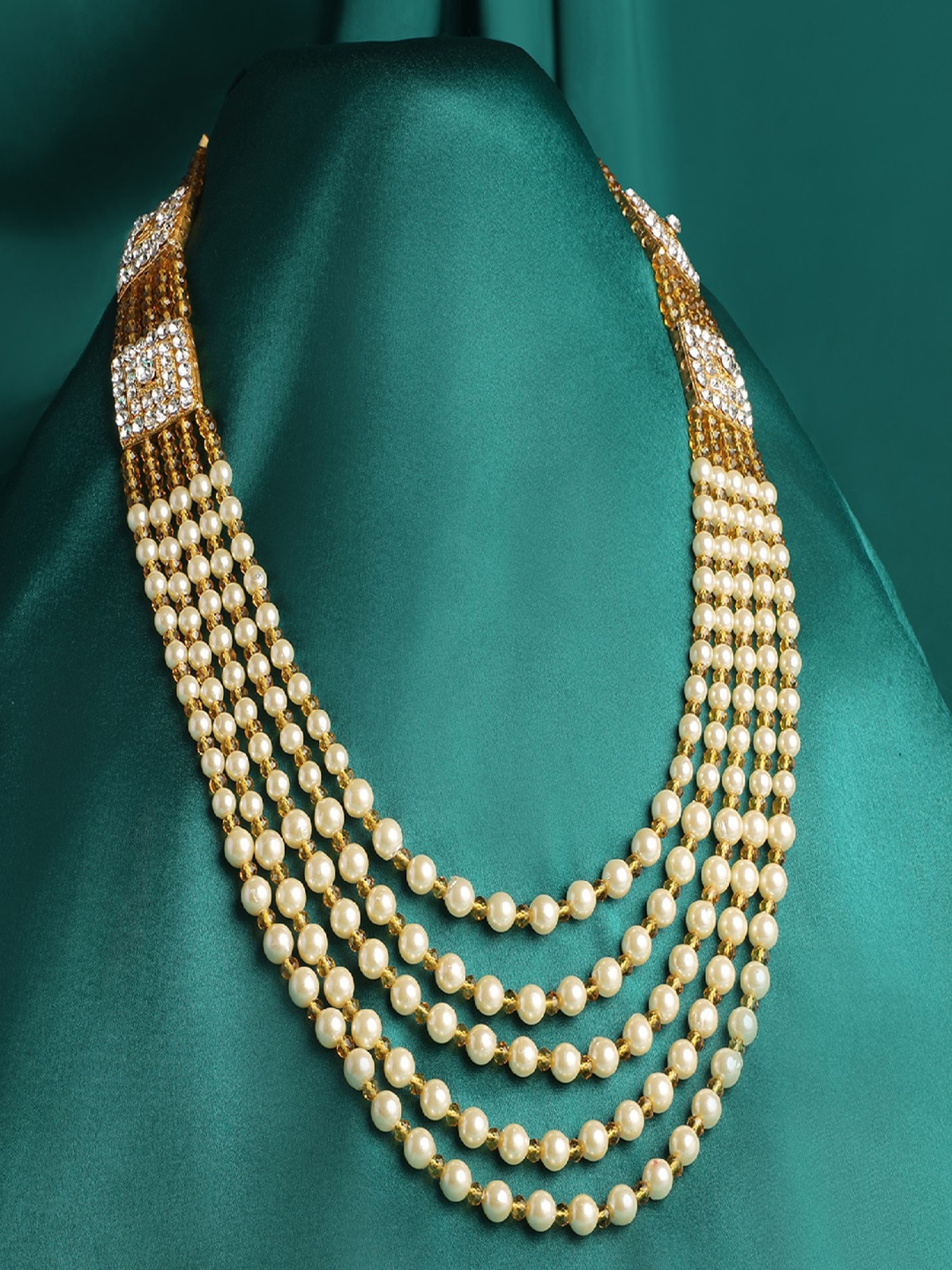 Mahi Men Layered Gold-Plated Necklace