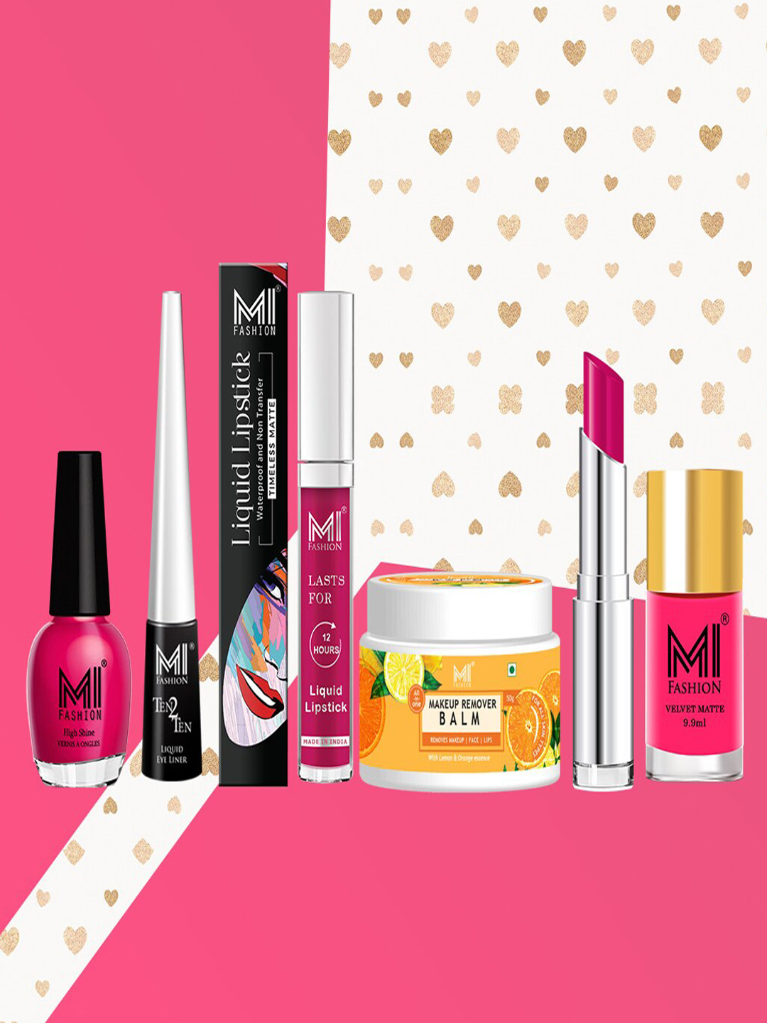 MI FASHION Make A Statement With Our High-Quality Collection Set Of 7 Makeup Kit