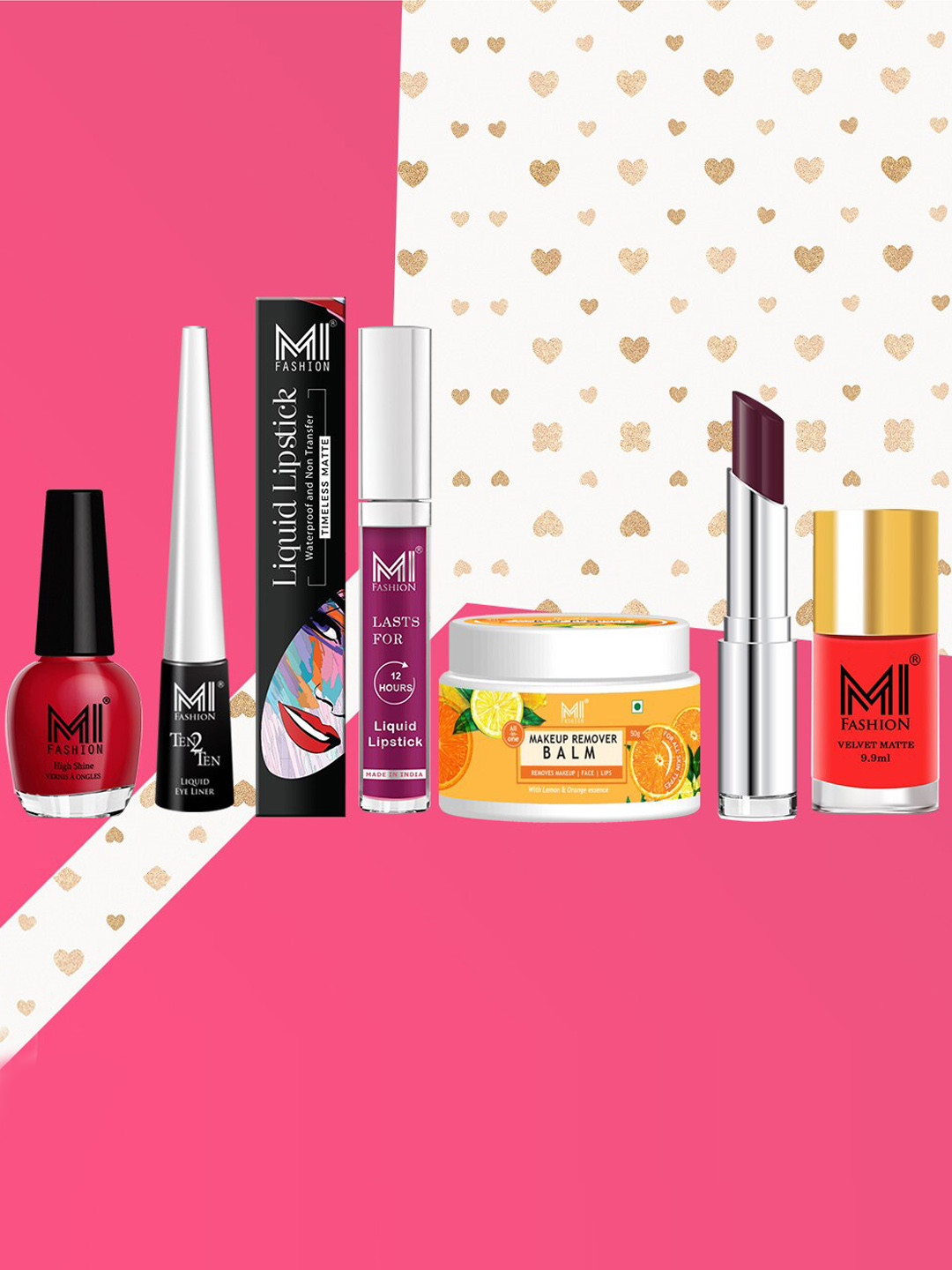 MI FASHION Take Your Beauty Routine To The Next Level Set Of 7 Makeup Kit