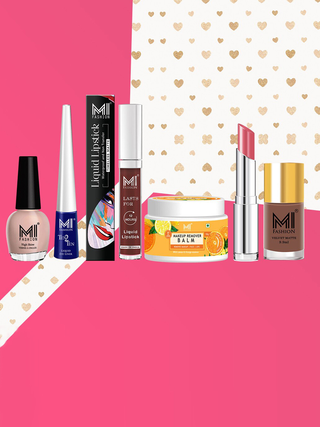 MI FASHION Glam Up Your Look And Routine Set Of 7 Beauty Makeup Kit