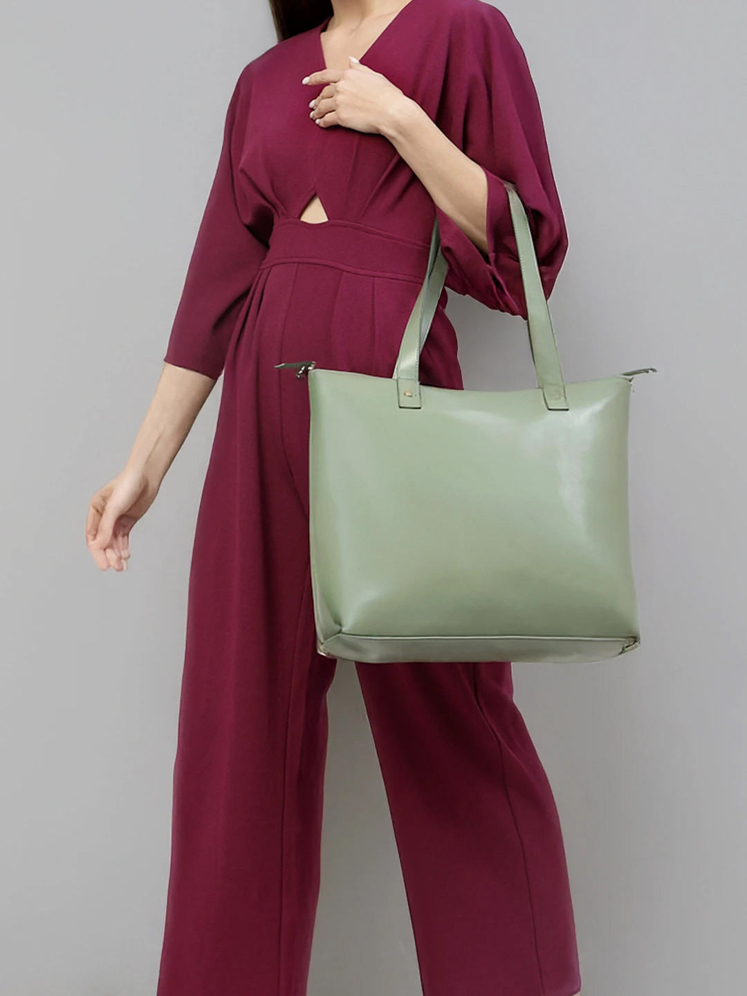 AQUATAN Oversized Structured Tote Bag