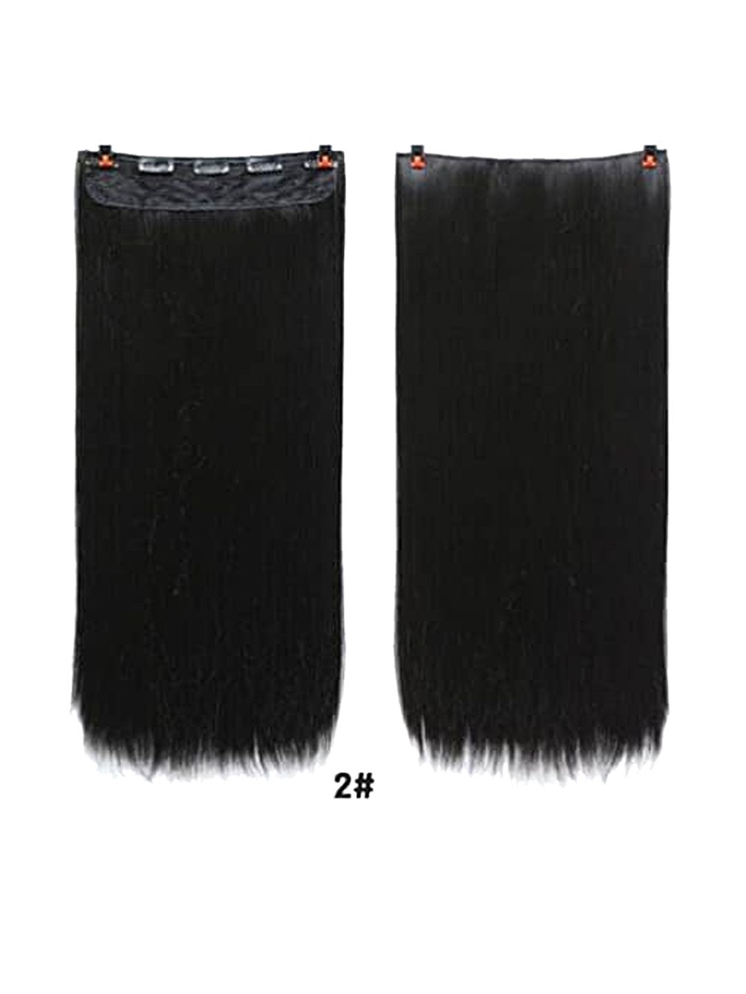 CHANDERKASH 5 Clips Based Straight Synthetic Fiber Hair Extensions