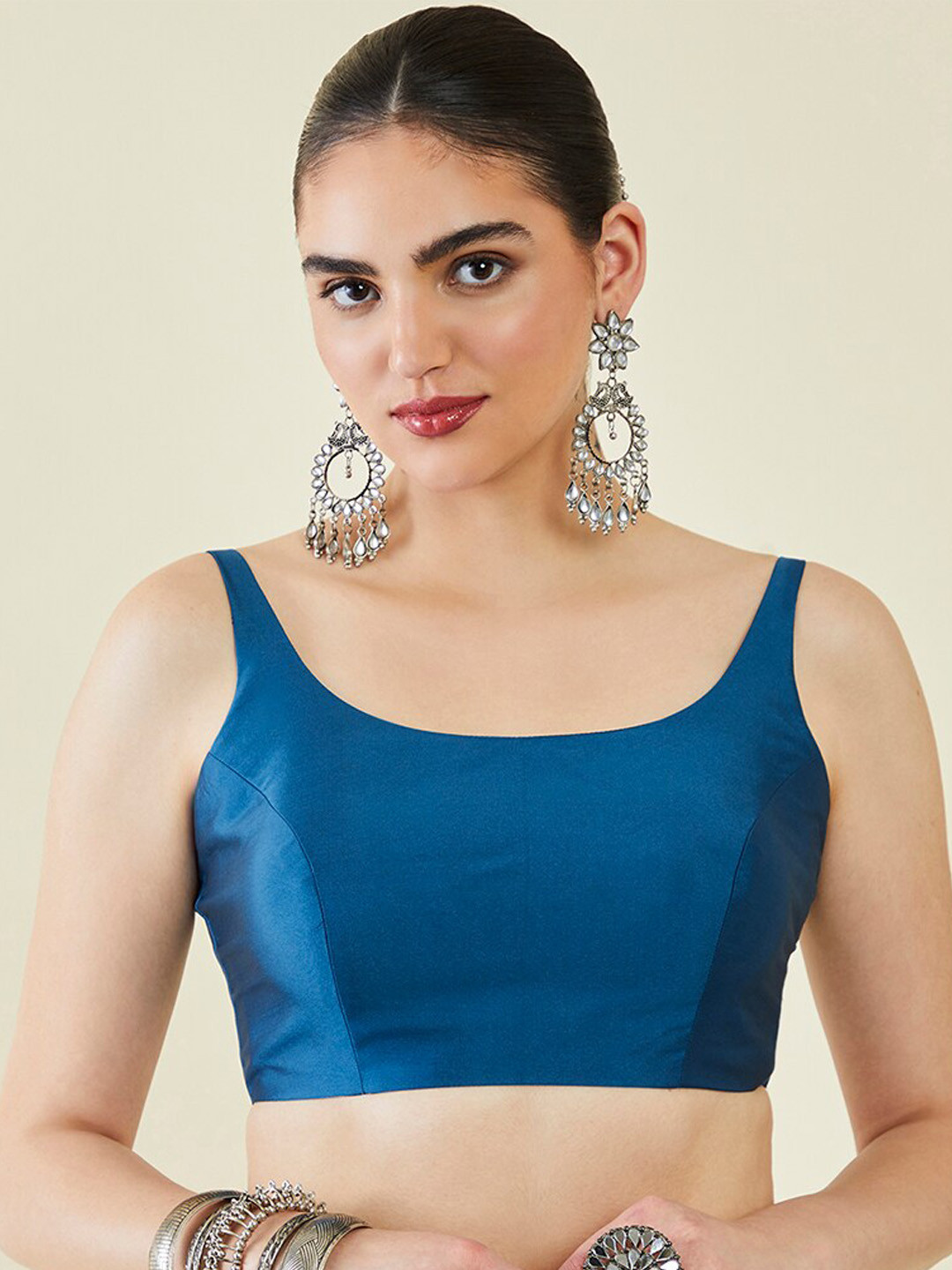 Soch Sleeveless Saree Blouse