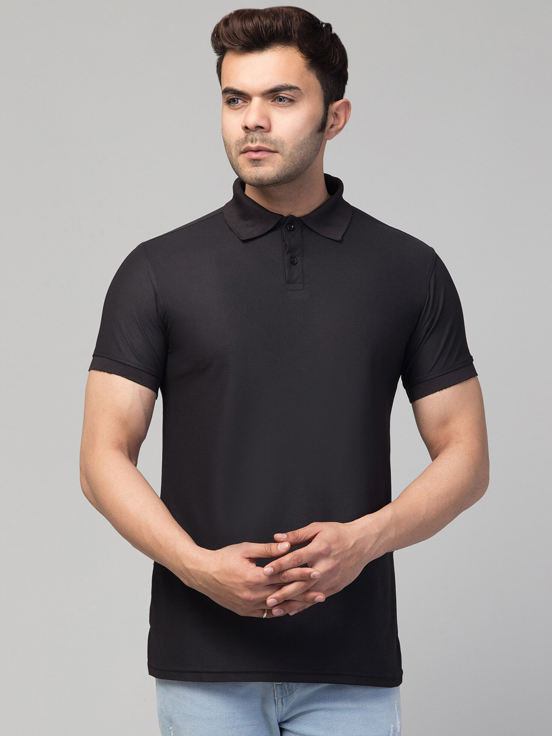 Apraa & Parma Polo Collar Dri-FIT T-shirt