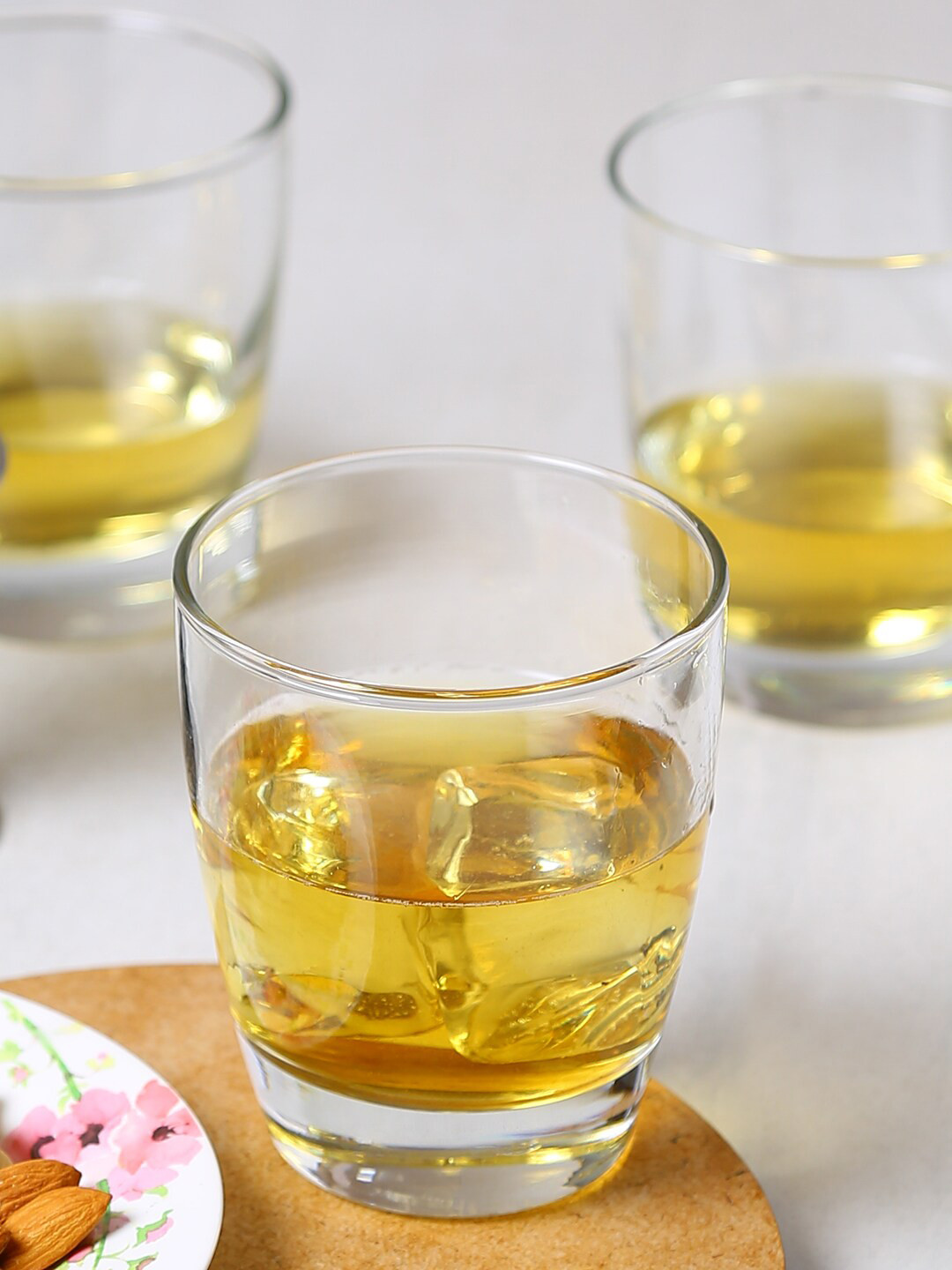 smart serve Viv Transparent 2 Pieces Whiskey Glasses 380 ML Each