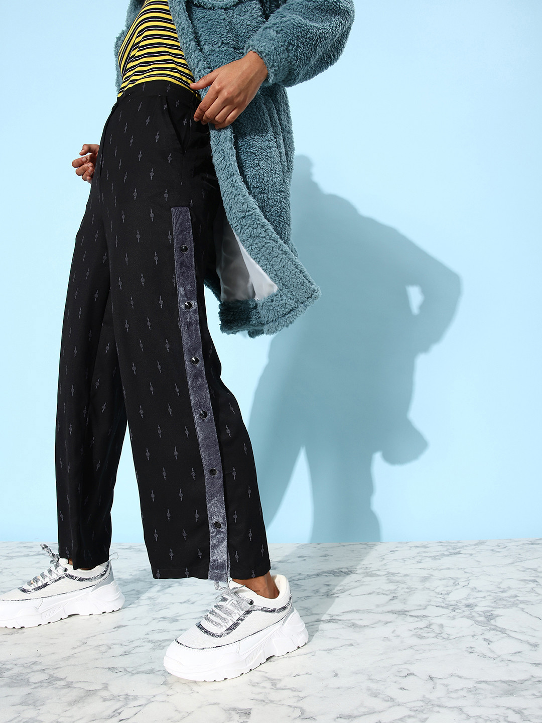 QUIERO Women Original Flared Trousers