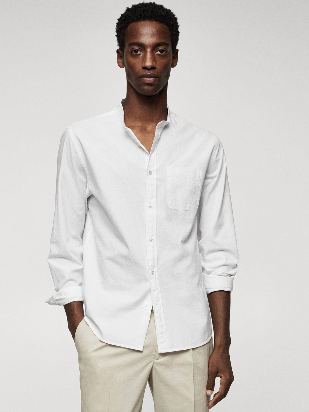 MANGO MAN Slim Fit Pure Cotton Shirt