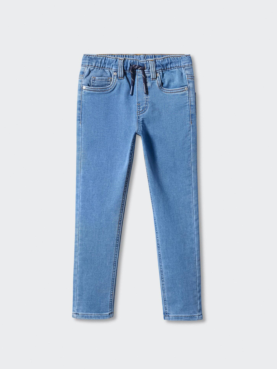 Mango Kids Boys Sustainable Light Fade Stretchable Jeans