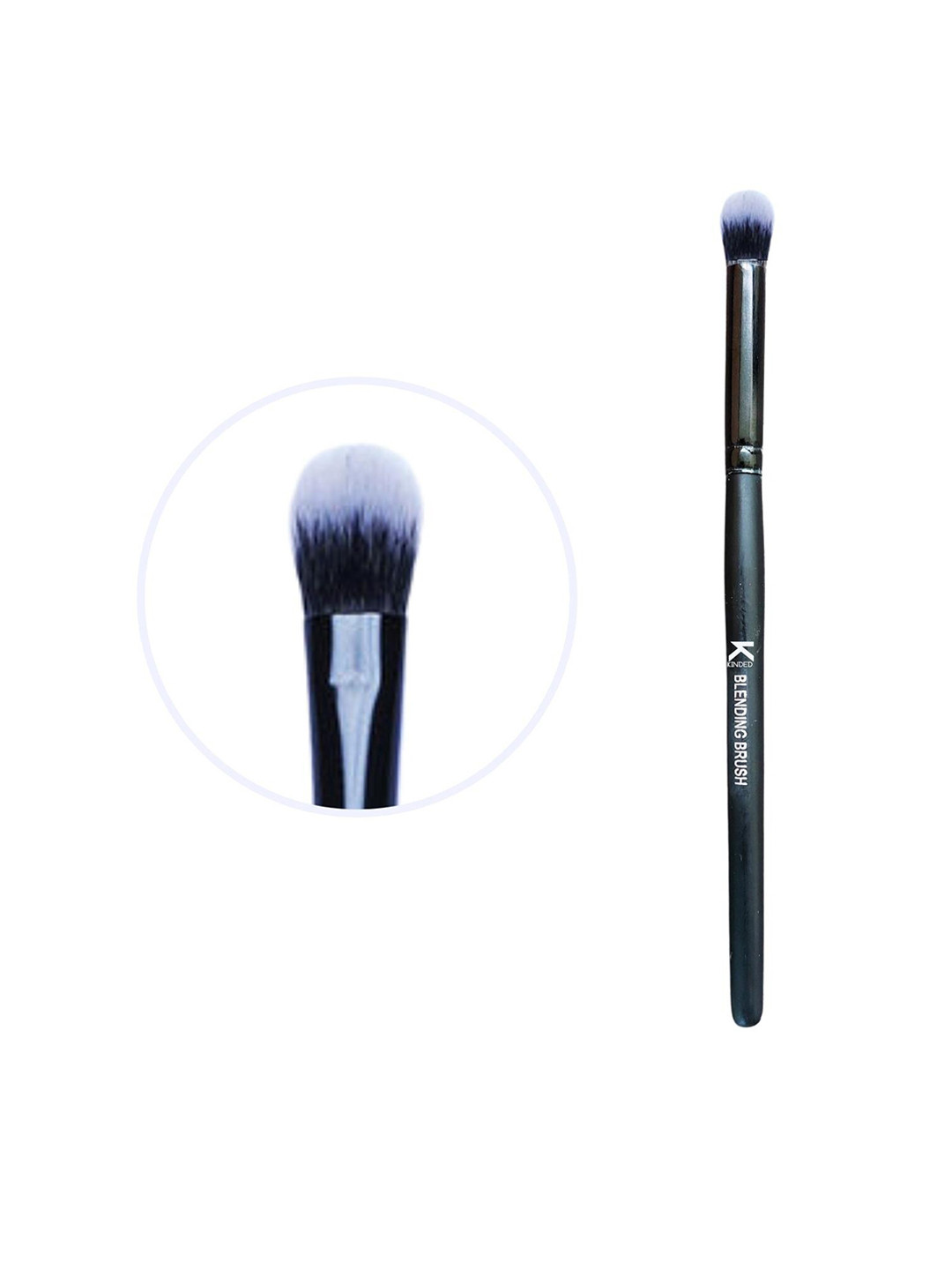 KINDED Natural Wooden Handle Blending Makeup Brush