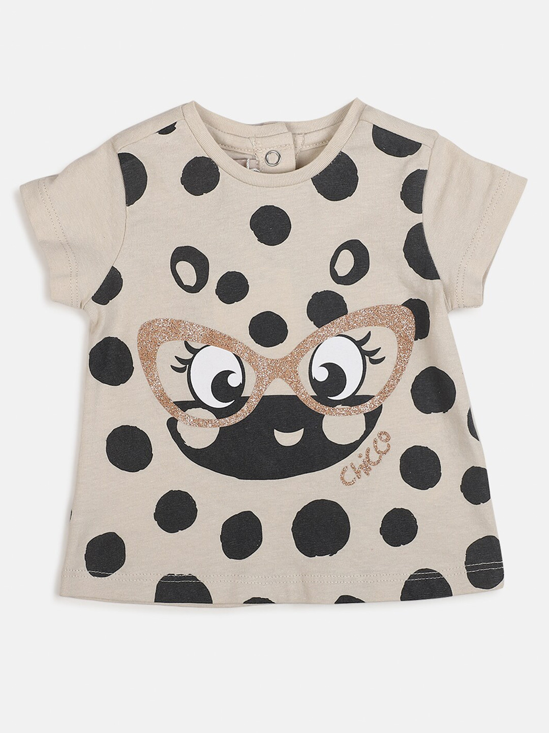 Chicco Girls Printed Cotton T-shirt