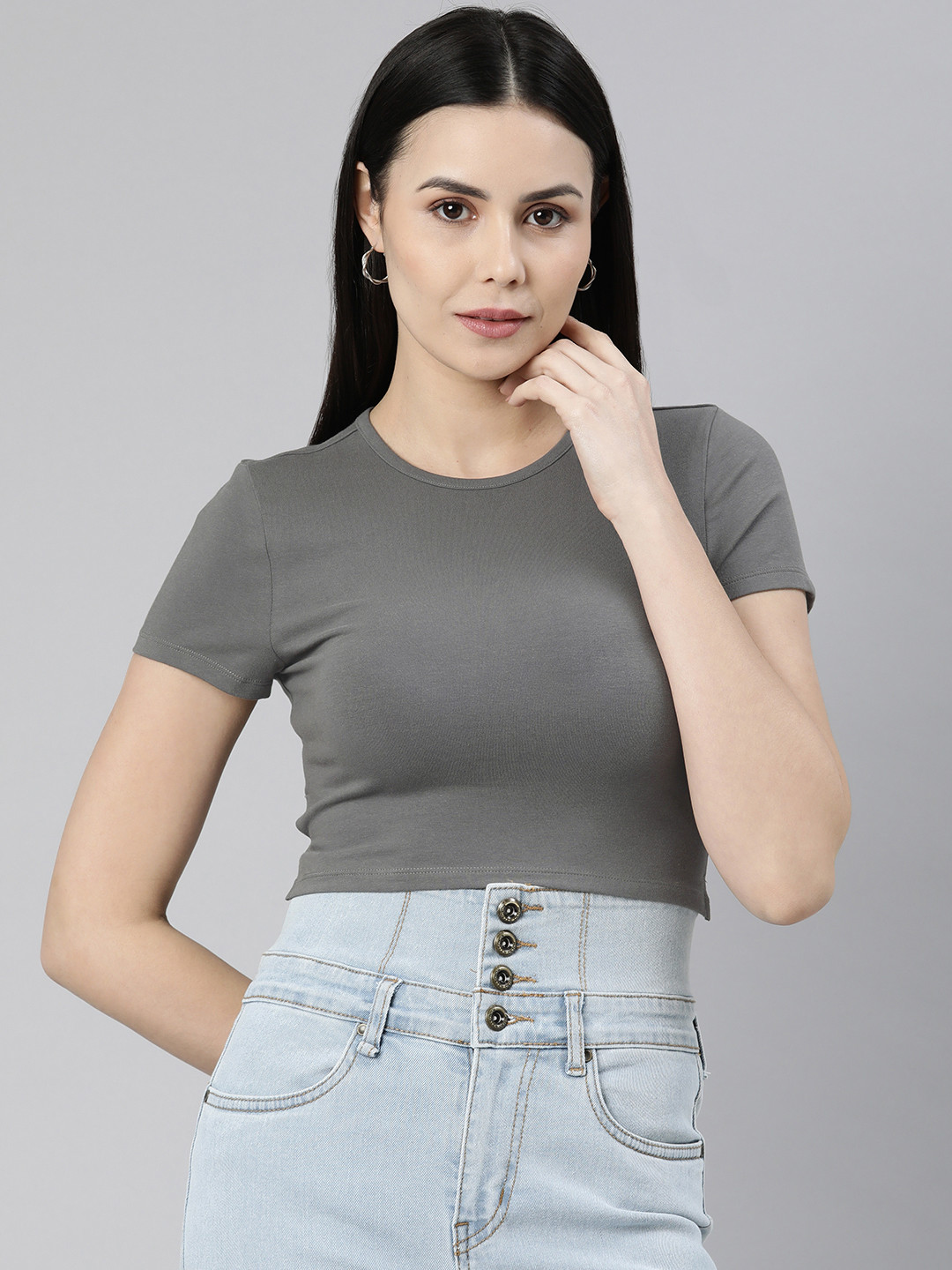 Huetrap Styled Back Crop Top