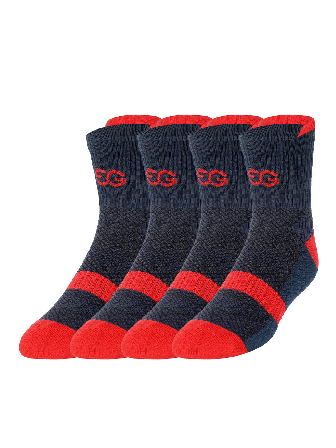 SuperGear Men Patterned Cotton Ankle-Length Cycling Socks