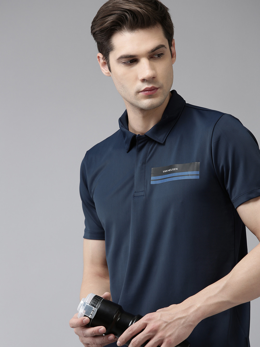 Van Heusen Flex Men Polo Collar Golf T-shirt