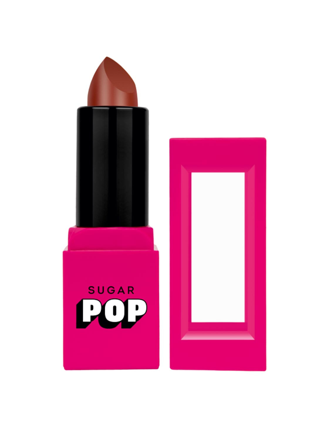 SUGAR POP Satin Matte Long-Lasting Lipstick with Vitamin E & Jojoba Oil 3 g - Amber 06