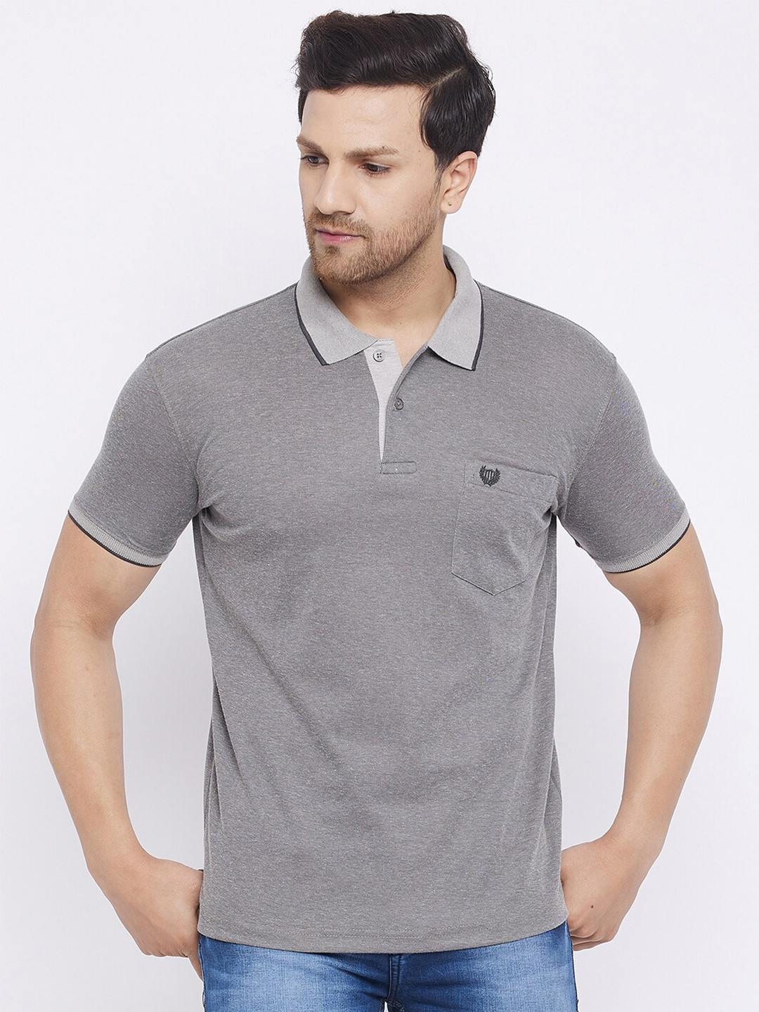 Duke Short Sleeve Polo Collar Cotton T-shirt