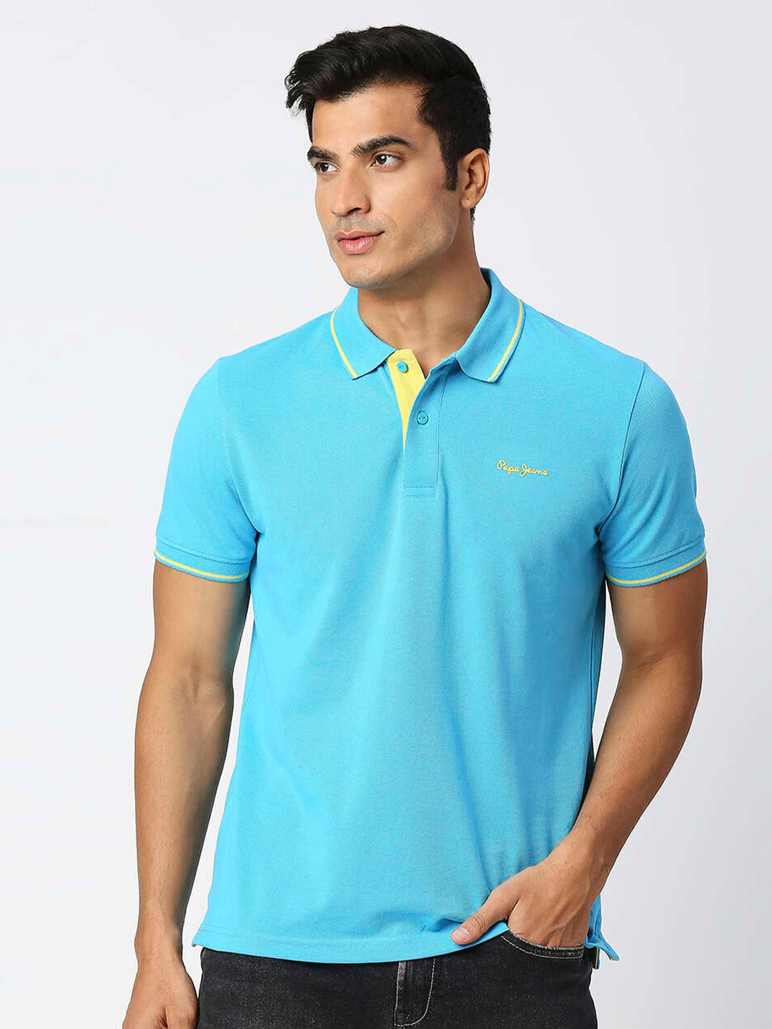 Pepe Jeans Polo Collar Pure Cotton T-shirt