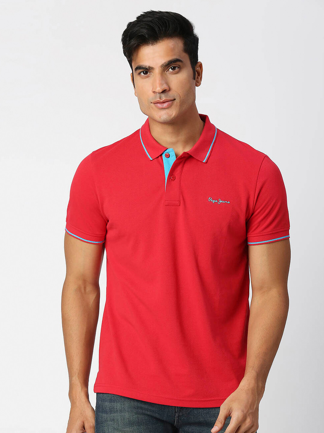 Pepe Jeans Polo Collar Pure Cotton T-shirt
