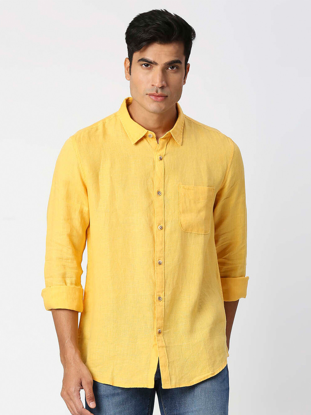Pepe Jeans Relaxed Linen Casual Regular Fit Shirt