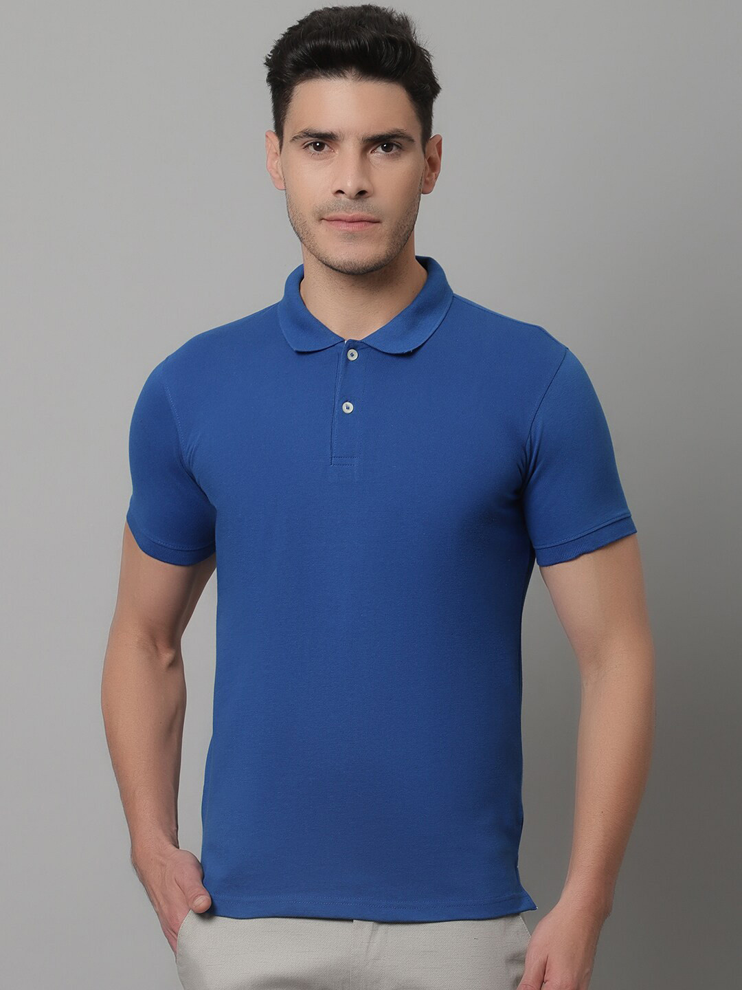 Cantabil Polo Collar Cotton T-shirt