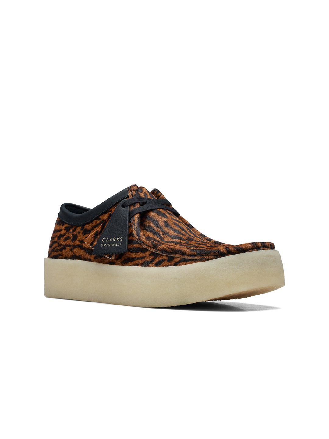 Clarks Men Wallabee Cup Printed Nubuck Comfort Insole Sneakers