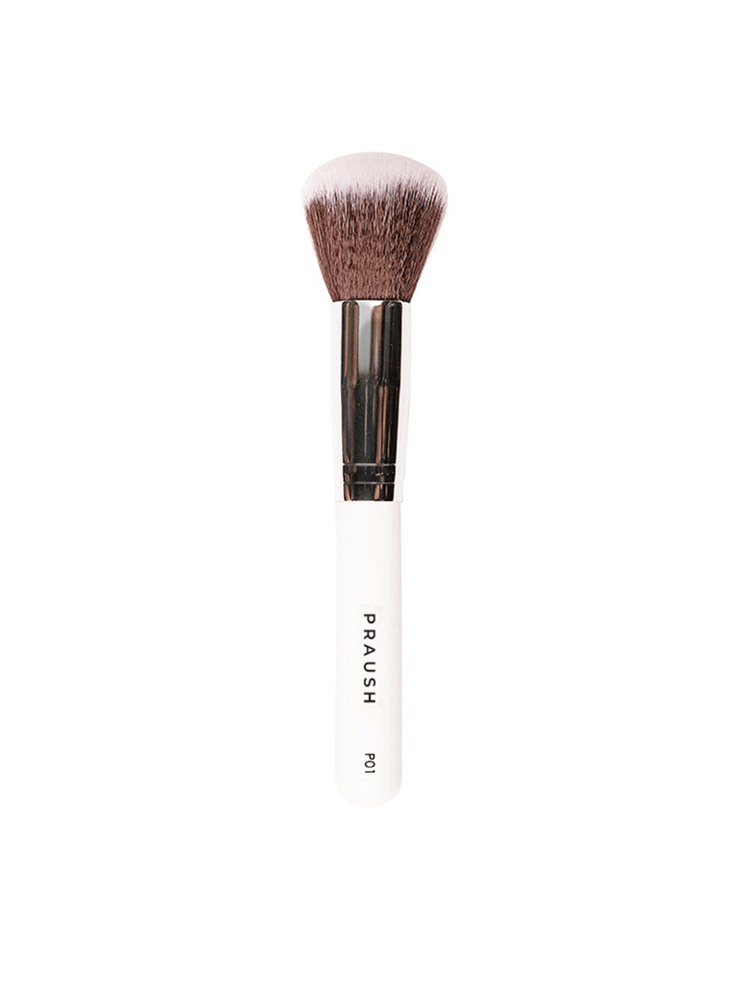 Praush Cruelty Free & Vegan P01 Big Professional Powder Brush - White