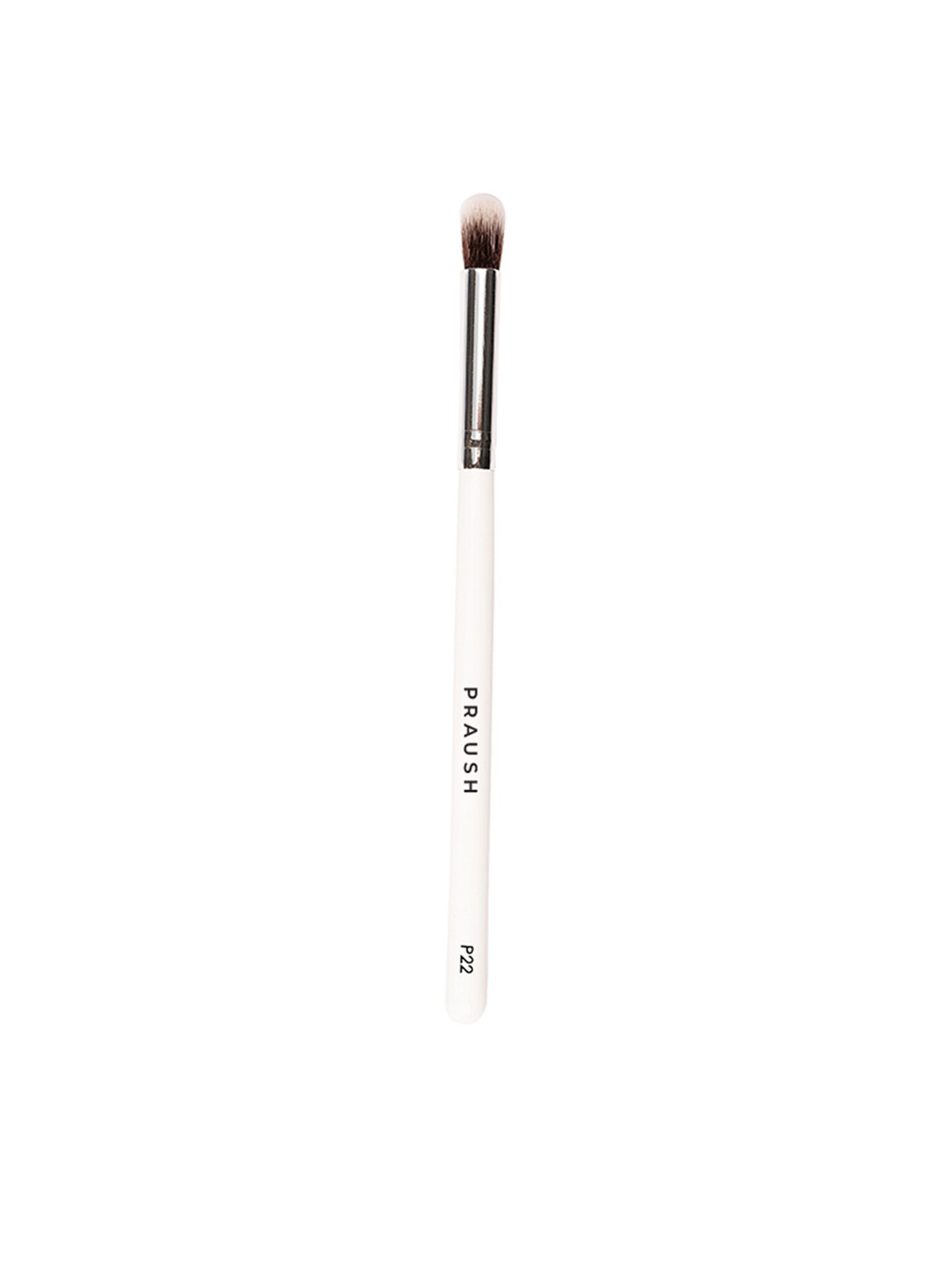 Praush Cruelty Free & Vegan P22 Medium Fluffy Eyeshadow Blending Brush - White