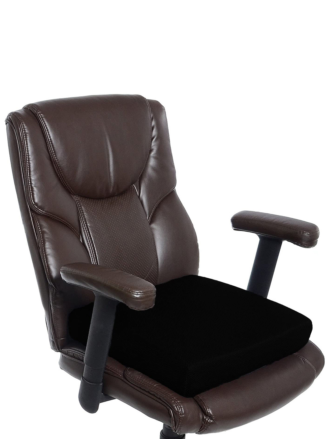 Pum Pum Black Soft Foam Orthopaedic Chair Cushion Pad