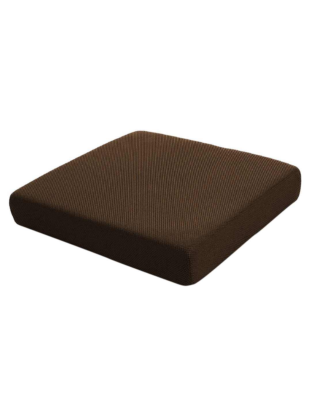 Pum Pum Brown Striped Soft Foam Orthopaedic Chair Cushion Pad