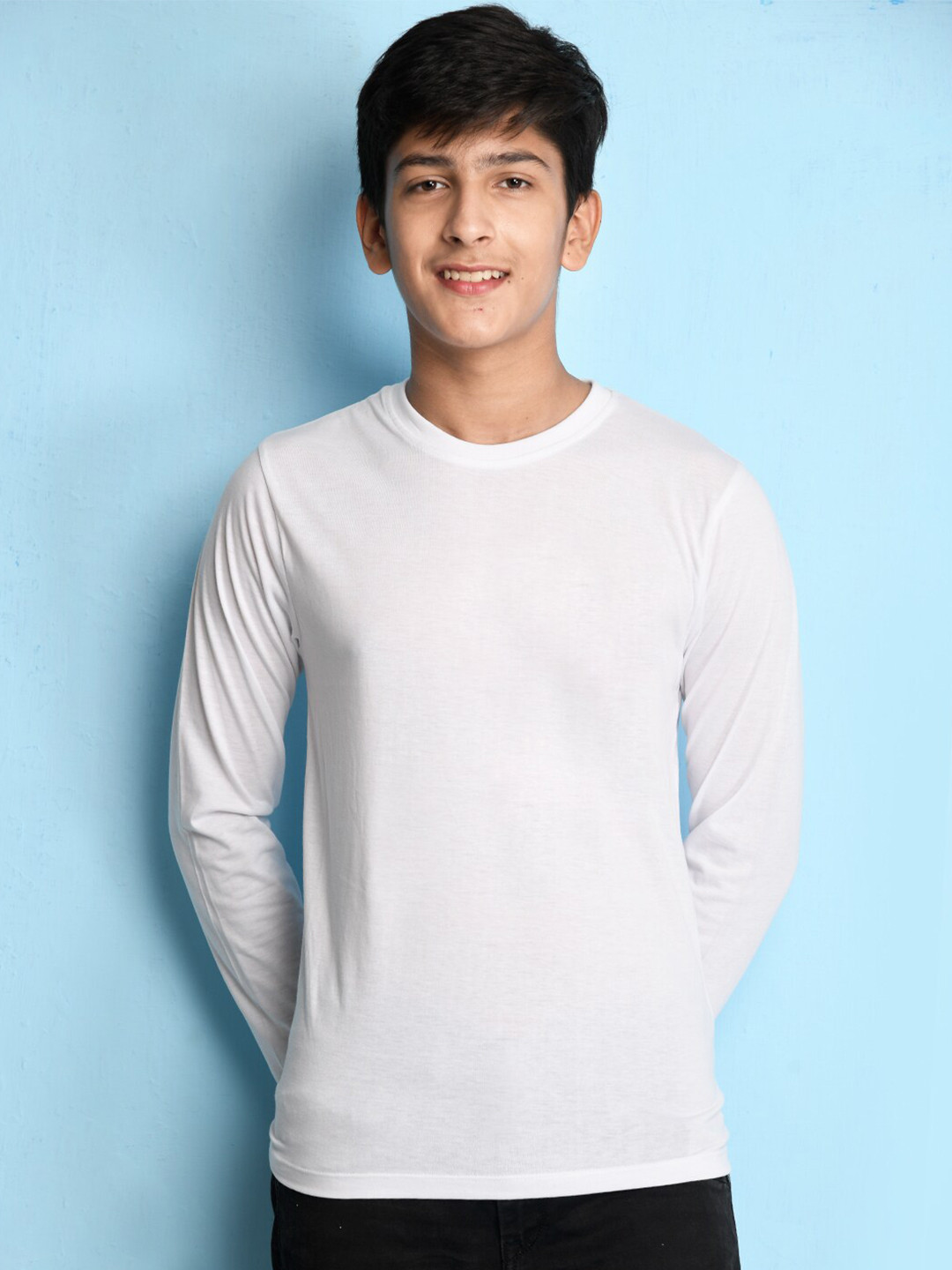 NUSYL Boys Regular Fit Bio Washed T-shirt