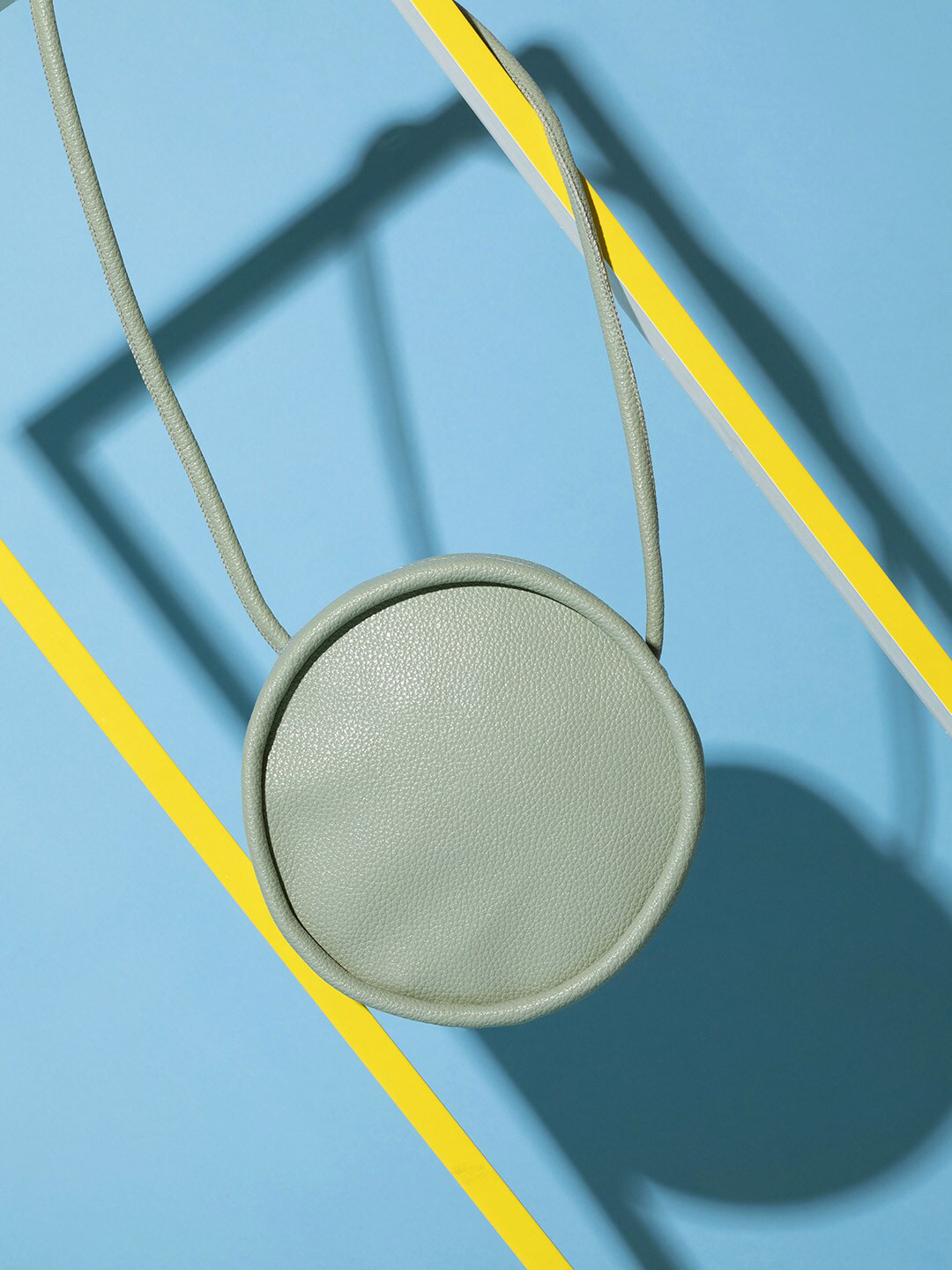 HAUTE SAUCE  Green PU Bowling Tote Bag