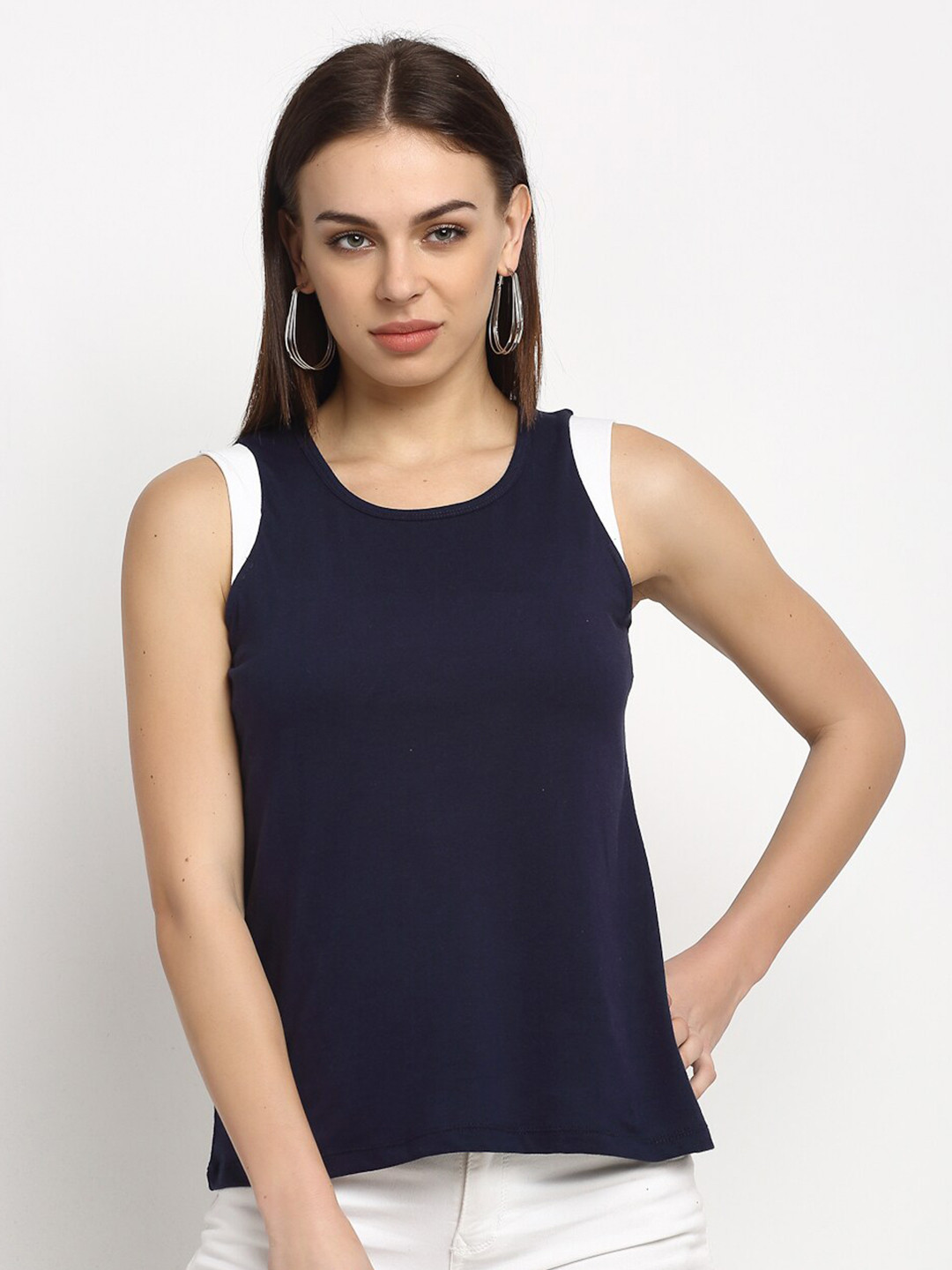 Rute Round Neck Cotton T-shirt