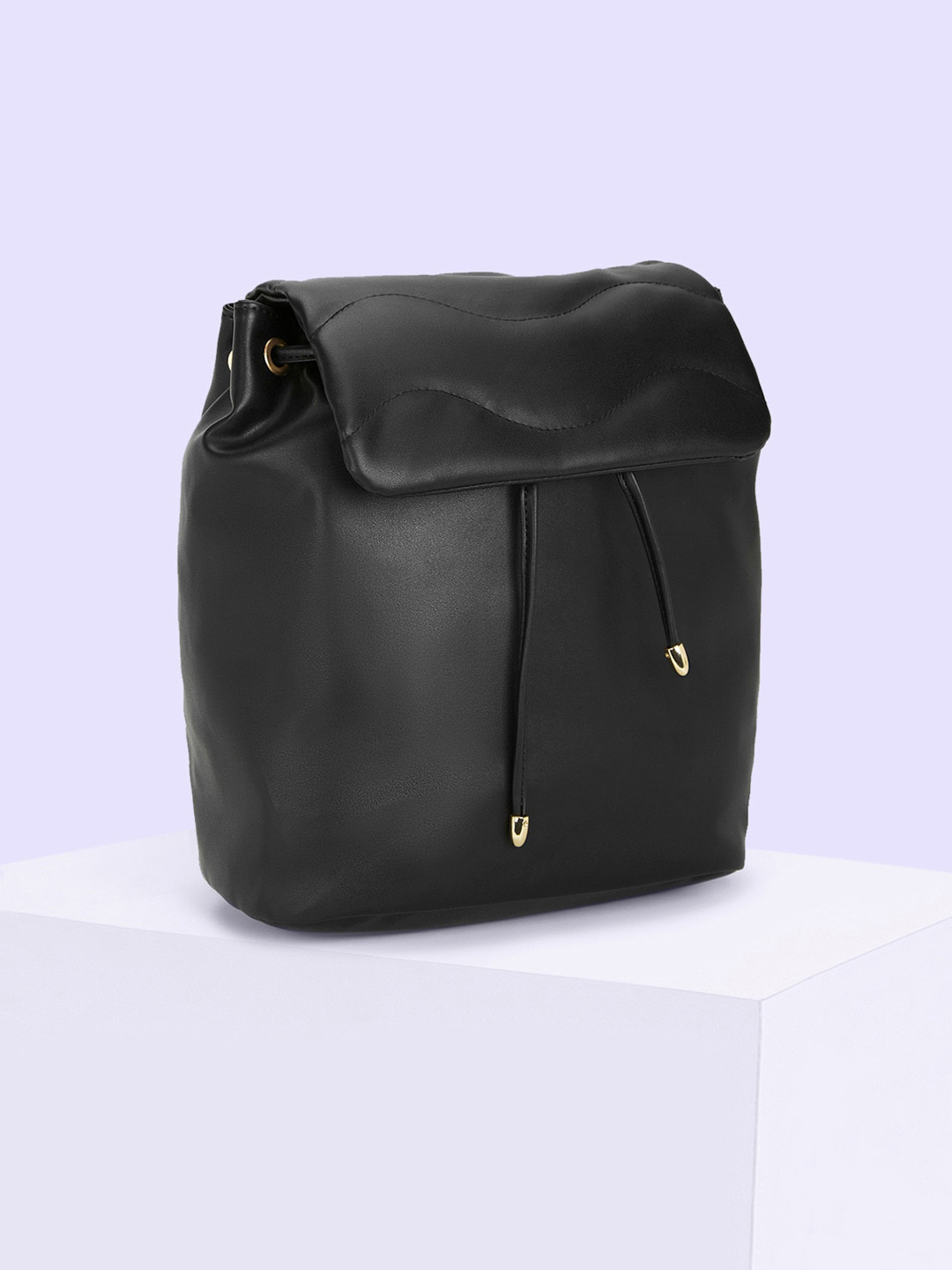 Forever Glam by Pantaloons Drawstring Closure Structured Backpack