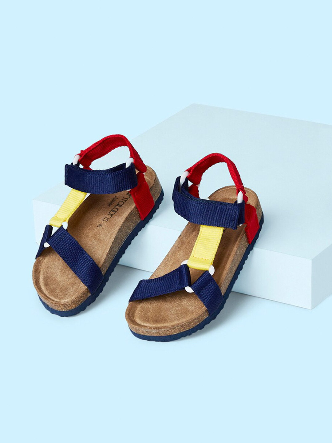 Pantaloons Junior Boys Open Toe Textile Comfort Sandals