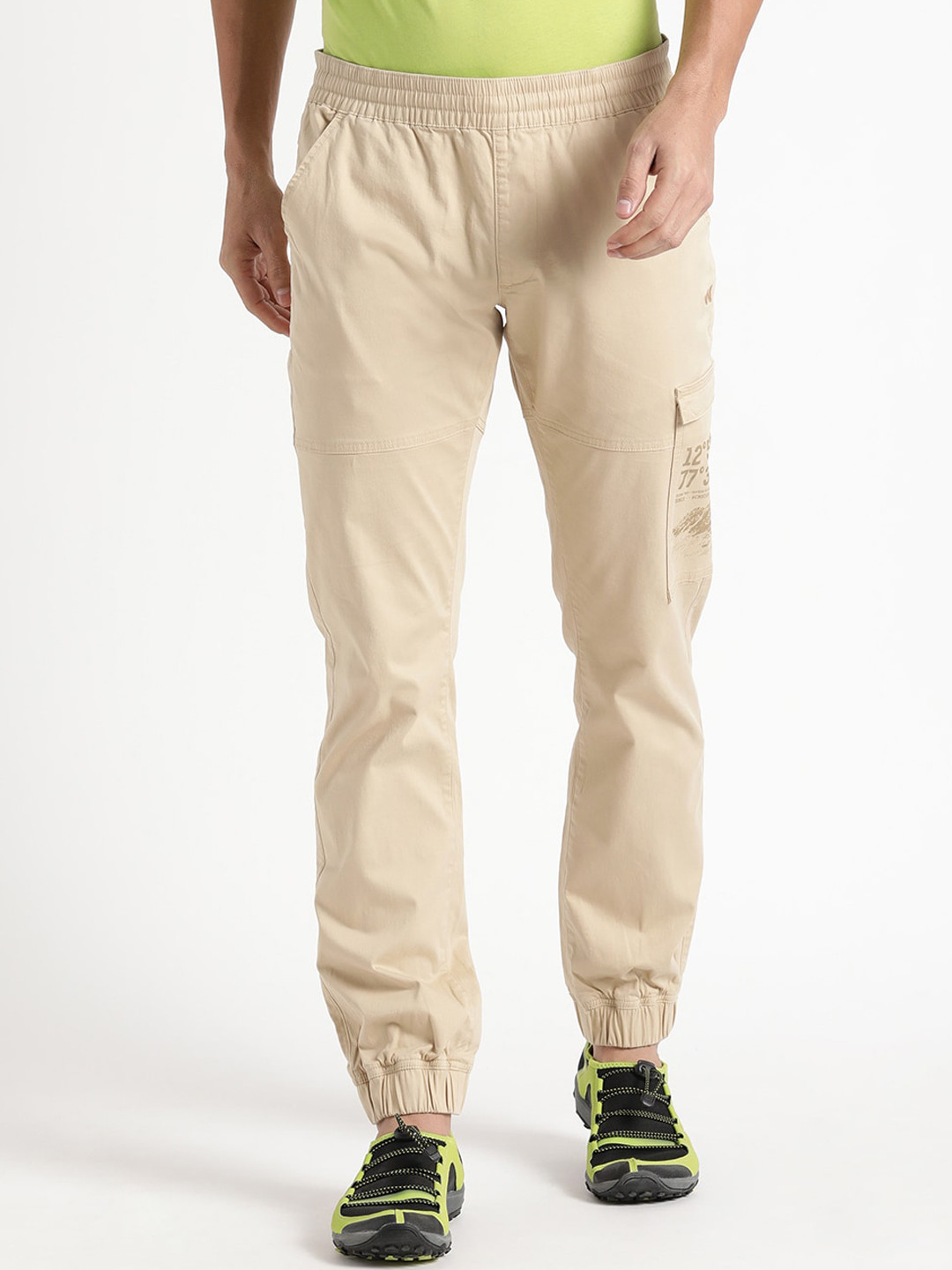Wildcraft Men Mid-Rise Anti Odour Outdoor Joggers
