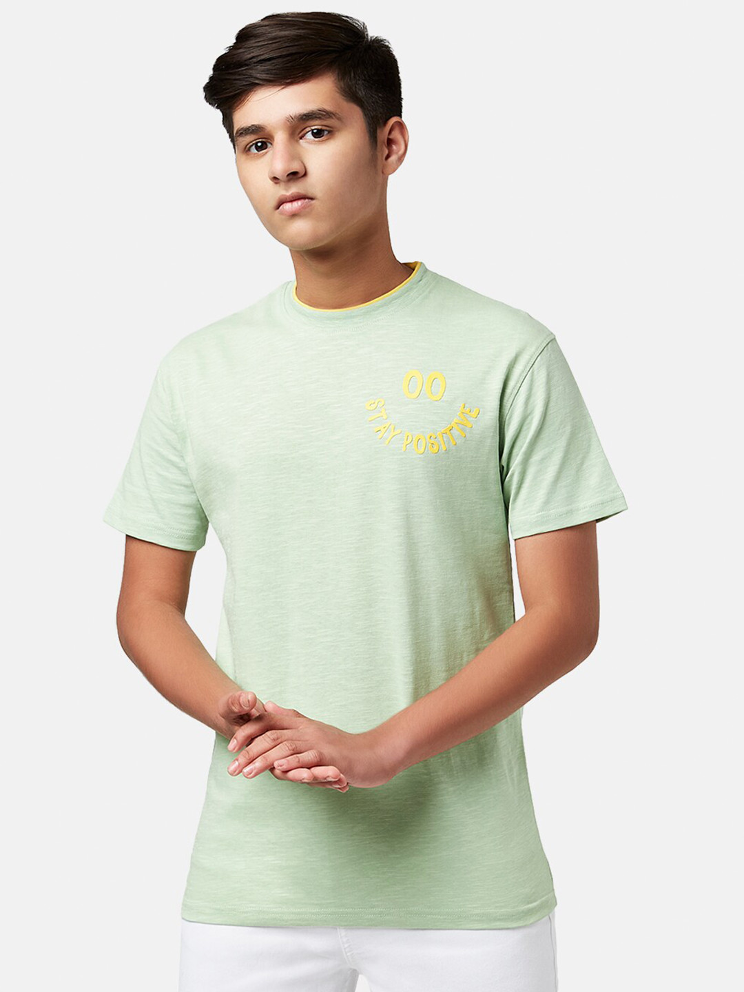 Coolsters by Pantaloons Typography Printed Cotton T-shirt