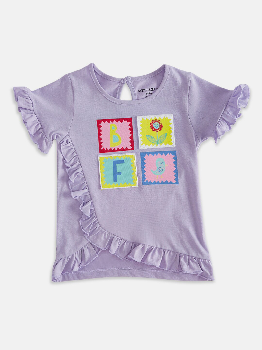 Pantaloons Baby Girls Graphic Printed T-shirt