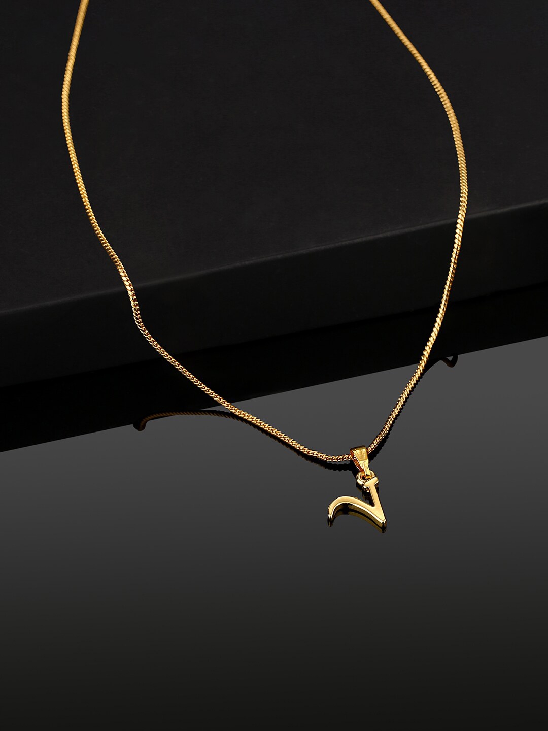V name gold locket cheap