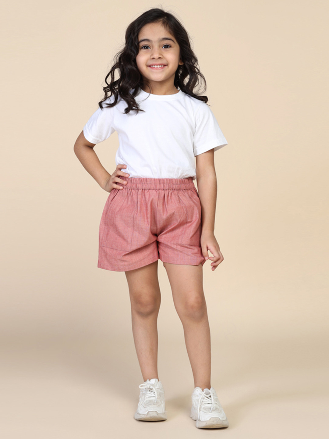 Biglilpeople Girls Cotton Shorts