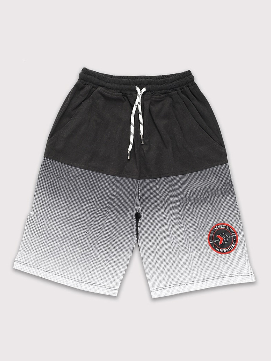 Nottie Planet Boys Colourblocked Pure Cotton Shorts