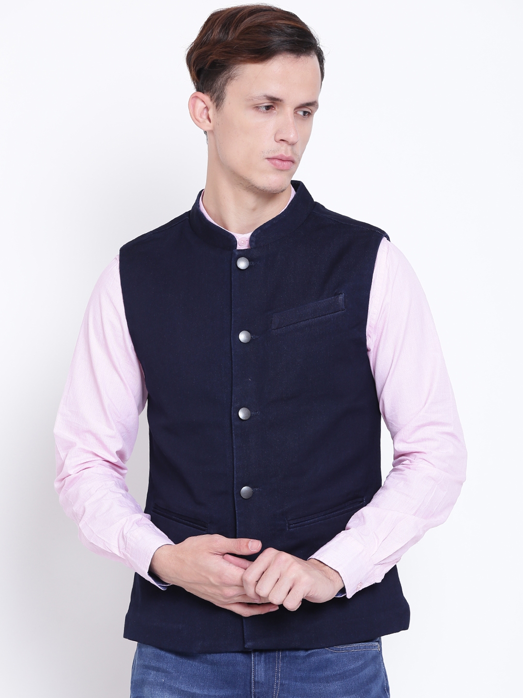 United colors of online benetton nehru jacket