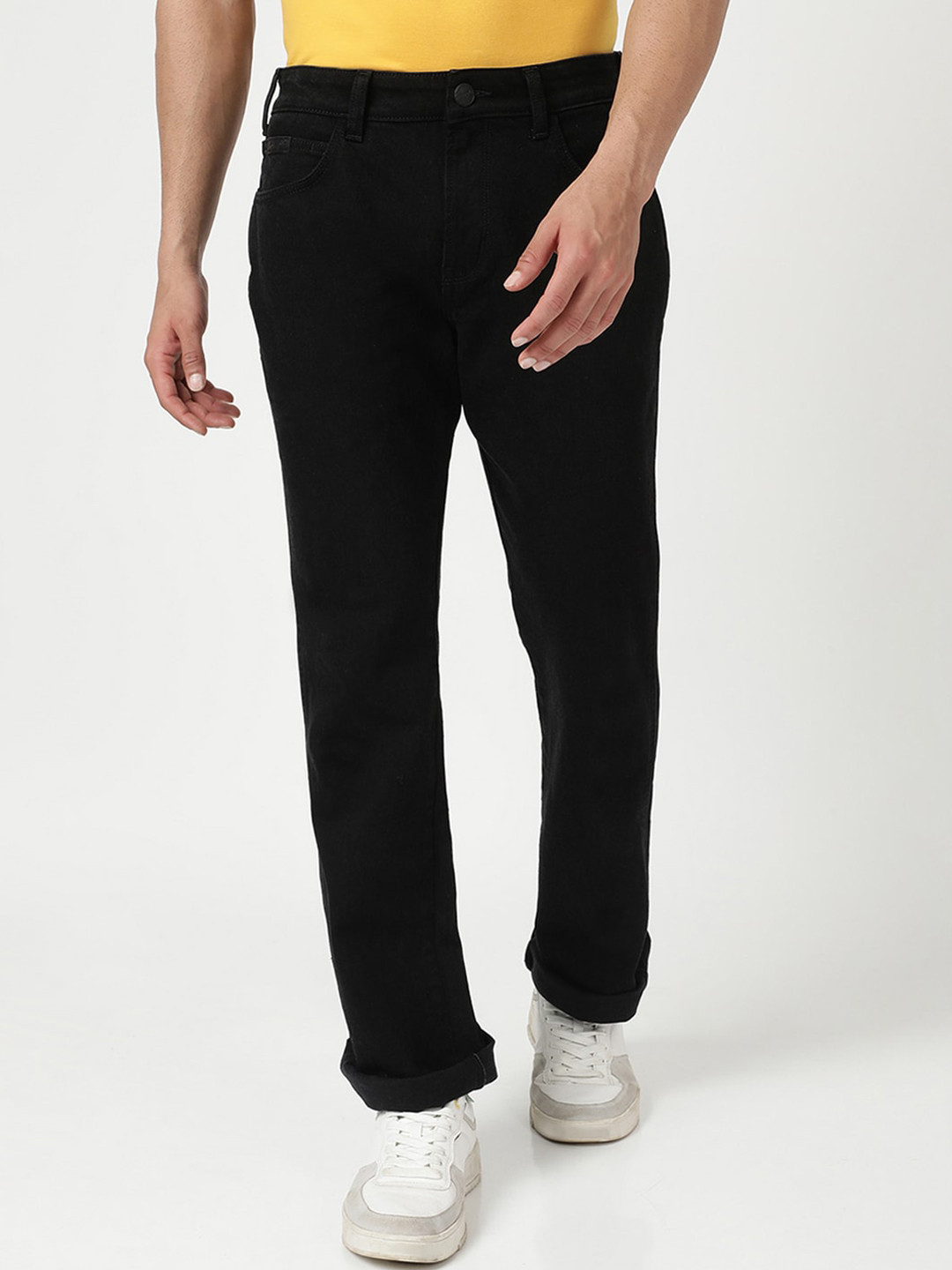 Wrangler Men Bootcut Cotton Jeans