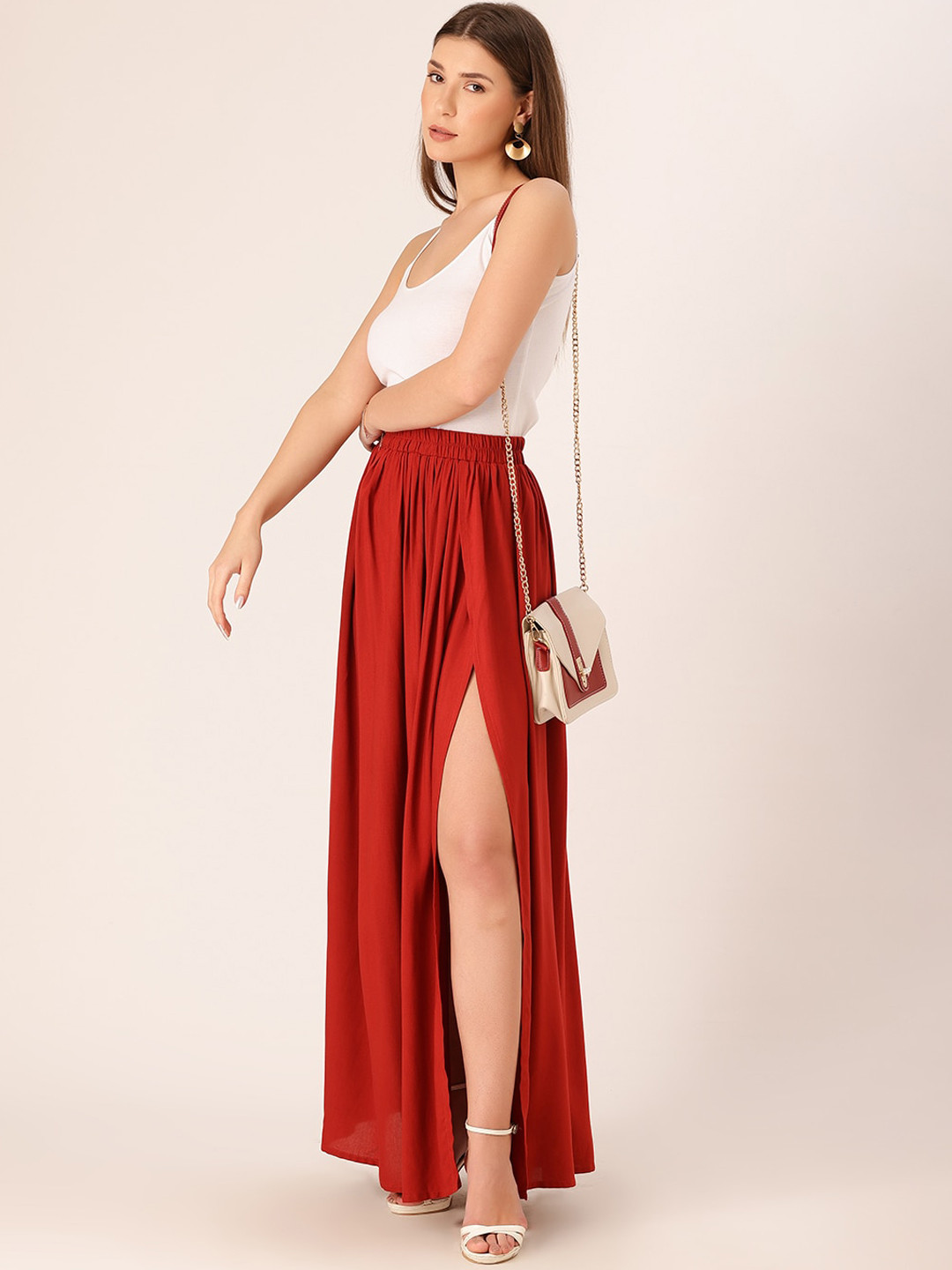 DressBerry Flared Maxi Skirt
