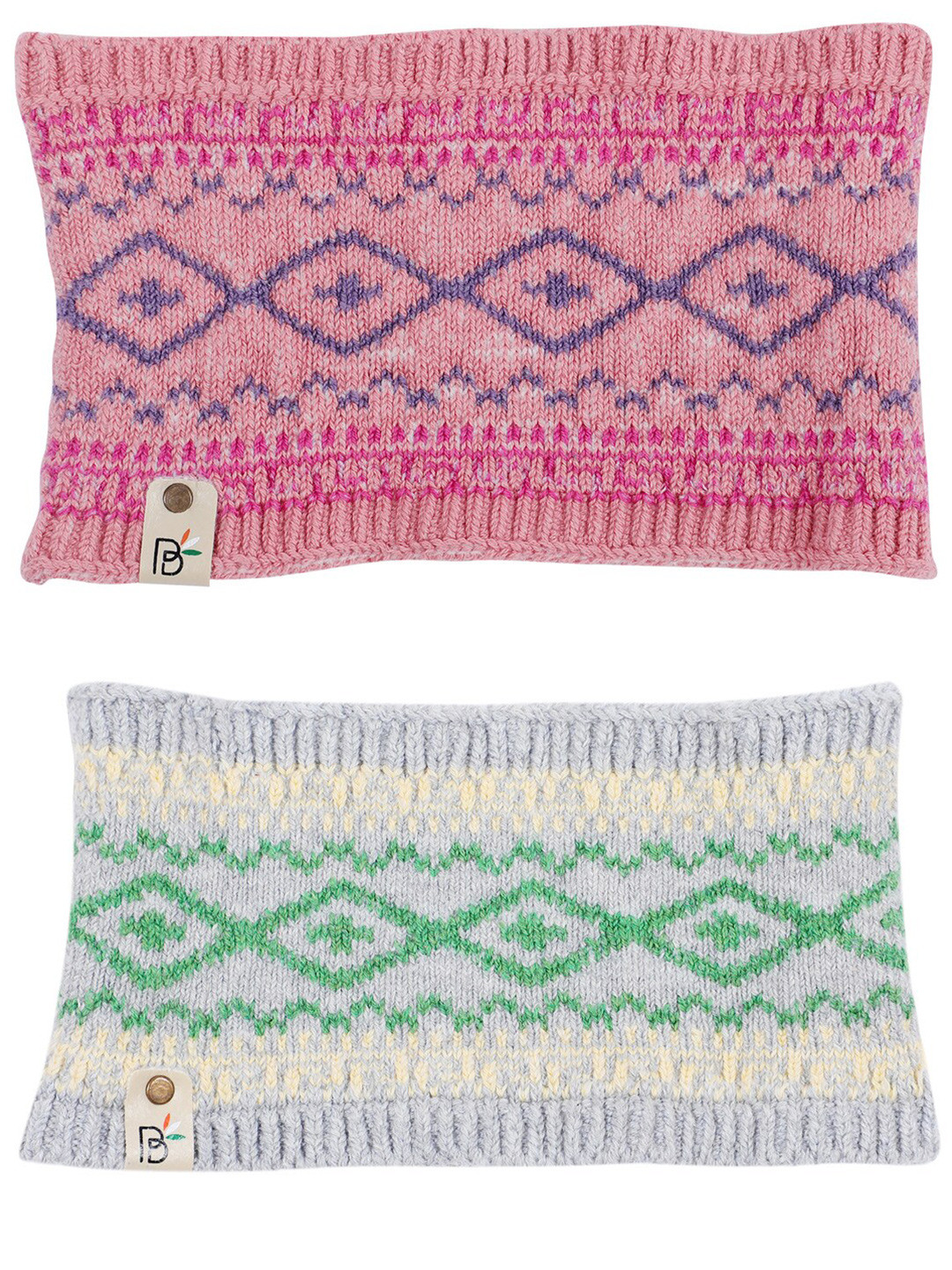 Bharatasya Pack Of 2 Printed Sports Cotton Head Wrap