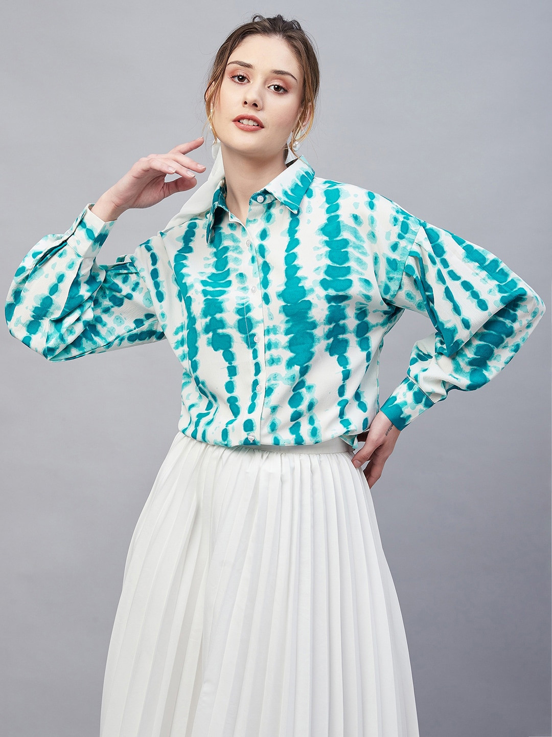 RARE Abstract Printed Casual Shirt