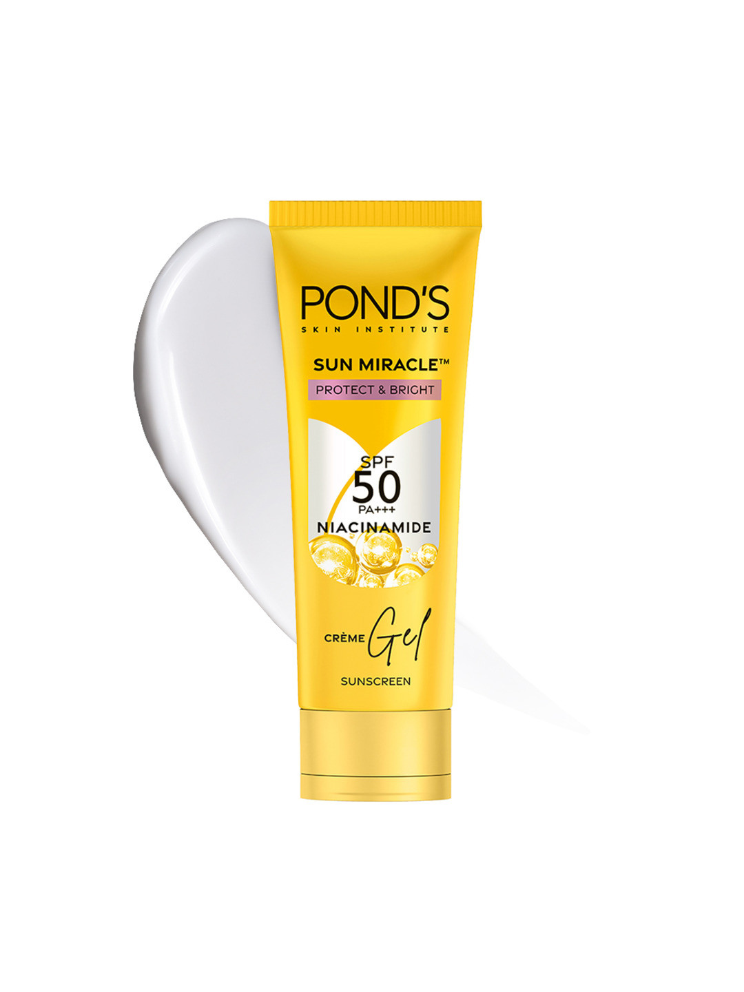 Ponds Sun Miracle SPF 50 PA+++ Creme Gel Sunscreen with Niacinamide -100g