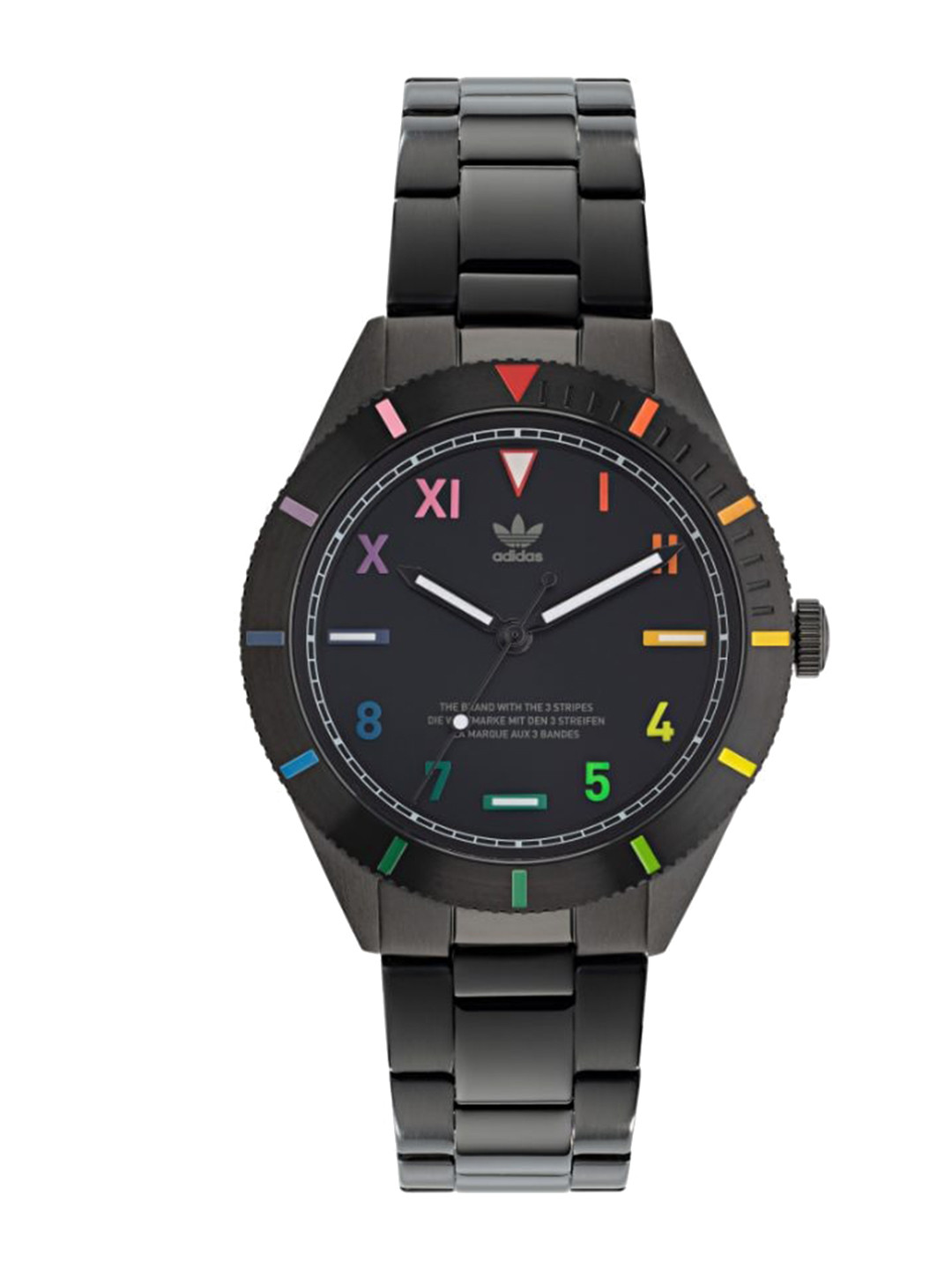 ADIDAS Originals Men Round Dial & Stainless Steel Straps Analogue Watch- AOFH22056