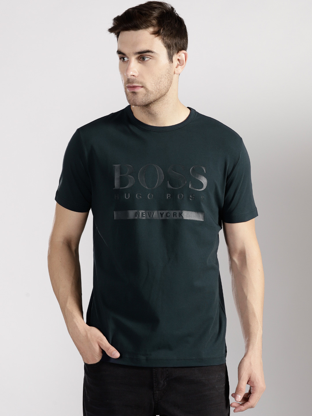 Ajio Boss T Shirts India Crew Neck Boss T Shirt Sale Ajio Boss